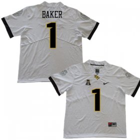 #1 Javon Baker UCF Knights College Alumni Football Jerseys - White Men Sizes