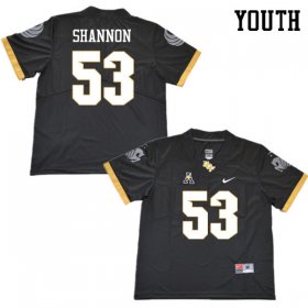 #53 Randy Shannon UCF Knights High School Legend Football Jerseys - Black Youth Sizes